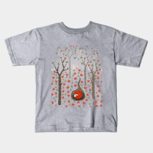 Sleeping Fox Kids T-Shirt